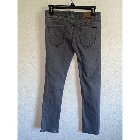 Volcom Skinny Gray Jeans 2x4 Modern Pants 28 EUC Y2k 90s Skater Boys - Picture 6 of 8